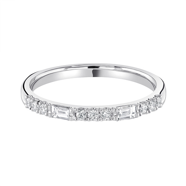 Aurora Diamond Wedding Band