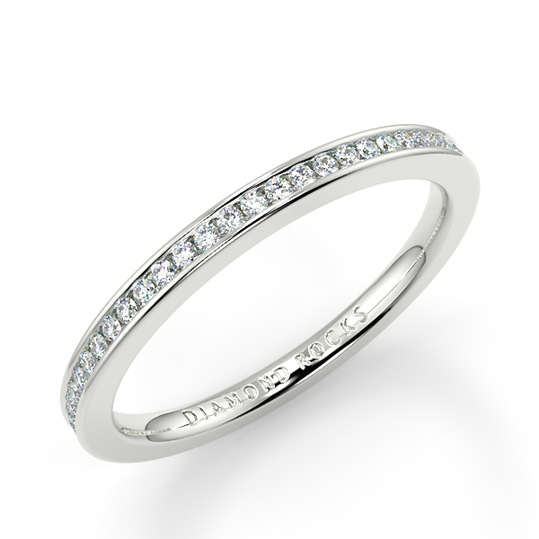 0.25ct Round Brilliant Cut Channel Set Full Eternity Ring