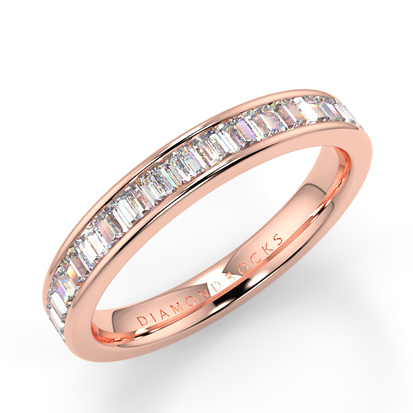 Rose gold eternity deals rings uk