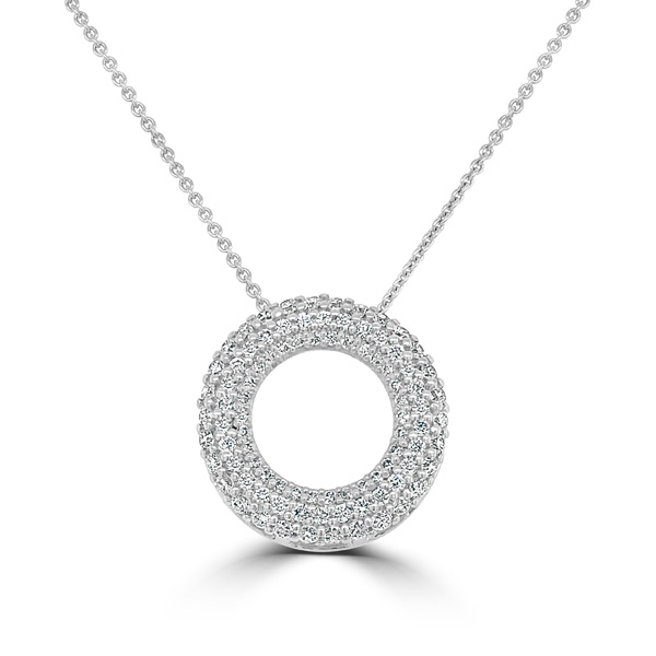 Circle of Life Diamond Pendant Necklace